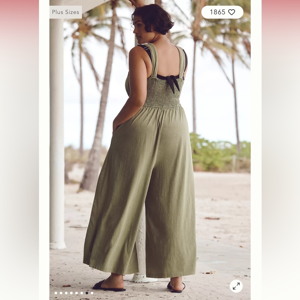 Anthropologie THE SIMONA SCOOP-NECK JUMPSUIT - Picture 3 of 9